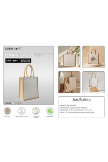 Offikraft Oak Small Jute Bag Offikraft Oak Small Jute Bag
